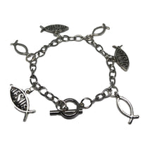 Load image into Gallery viewer, Dangler Bracelet Collection: ICHTHYS FISH
