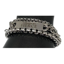 Load image into Gallery viewer, Declaratory Collection - ID - Bracelet: FIERCE Chunky
