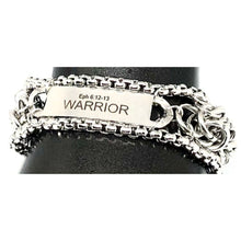 Load image into Gallery viewer, Declaratory Collection - ID - Bracelet: WARRIOR Chunky
